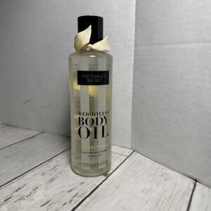 Victoria Secret Weightless Body Oil  Coconut Milk 8.4 oz Cotton Moisturizer